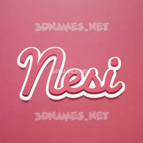 nesi in Red Scribble style - 3D name wallpaper nesi in Red Scribble style - 3D name wallpaper