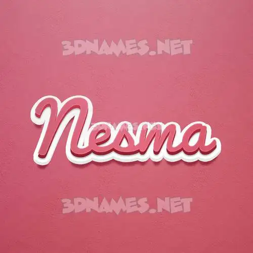 nesma in Red Scribble style - 3D name wallpaper nesma in Red Scribble style - 3D name wallpaper