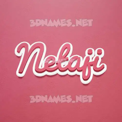netaji in Red Scribble style - 3D name wallpaper