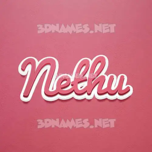 nethu in Red Scribble style - 3D name wallpaper nethu in Red Scribble style - 3D name wallpaper