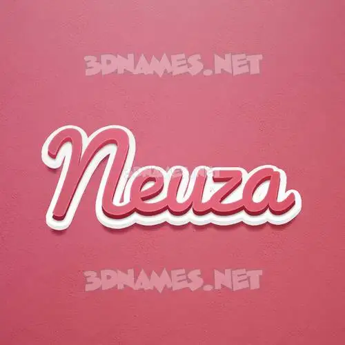 neuza in Red Scribble style - 3D name wallpaper neuza in Red Scribble style - 3D name wallpaper
