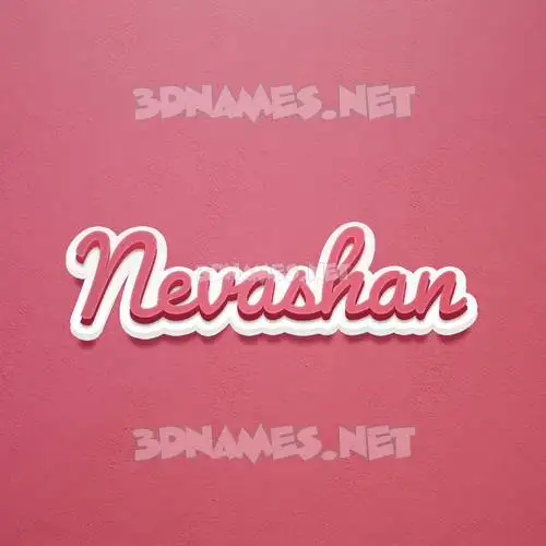 nevashan in Red Scribble style - 3D name wallpaper nevashan in Red Scribble style - 3D name wallpaper