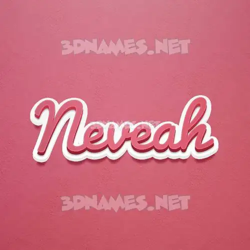 neveah in Red Scribble style - 3D name wallpaper neveah in Red Scribble style - 3D name wallpaper