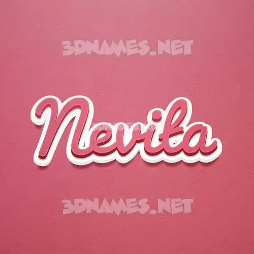 nevita in Red Scribble style - 3D name wallpaper nevita in Red Scribble style - 3D name wallpaper