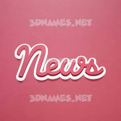 news in Red Scribble style - 3D name wallpaper news in Red Scribble style - 3D name wallpaper