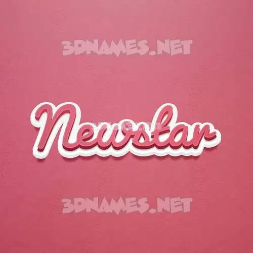 newstar in Red Scribble style - 3D name wallpaper newstar in Red Scribble style - 3D name wallpaper