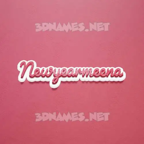 newyearmeena in Red Scribble style - 3D name wallpaper newyearmeena in Red Scribble style - 3D name wallpaper