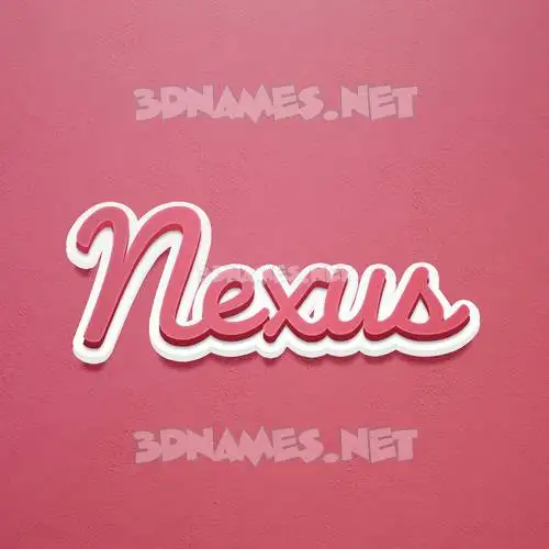 nexus in Red Scribble style - 3D name wallpaper nexus in Red Scribble style - 3D name wallpaper
