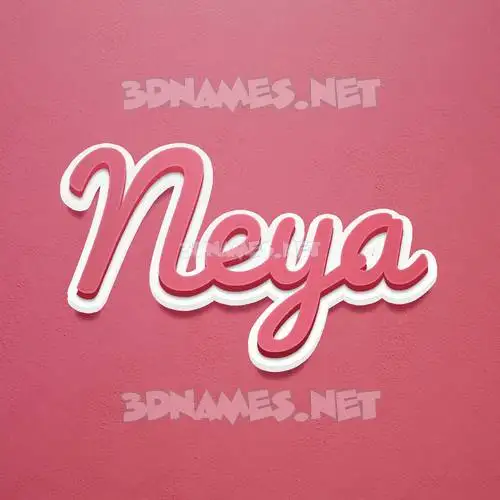 neya in Red Scribble style - 3D name wallpaper neya in Red Scribble style - 3D name wallpaper