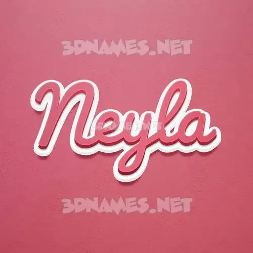 neyla in Red Scribble style - 3D name wallpaper neyla in Red Scribble style - 3D name wallpaper