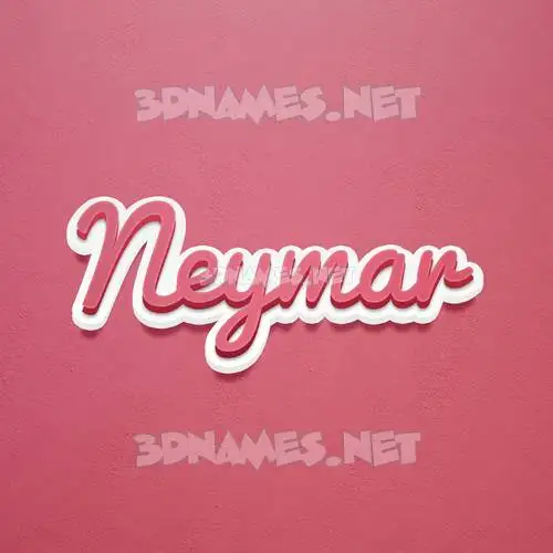 neymar in Red Scribble style - 3D name wallpaper neymar in Red Scribble style - 3D name wallpaper