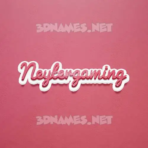 neytergaming in Red Scribble style - 3D name wallpaper neytergaming in Red Scribble style - 3D name wallpaper