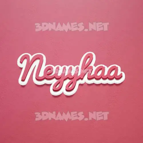 neyyhaa in Red Scribble style - 3D name wallpaper neyyhaa in Red Scribble style - 3D name wallpaper