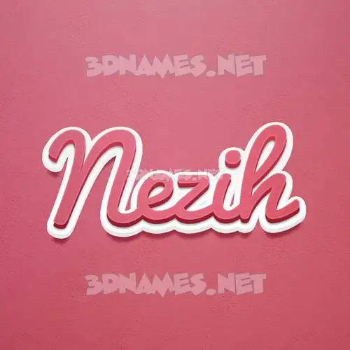 nezih in Red Scribble style - 3D name wallpaper nezih in Red Scribble style - 3D name wallpaper