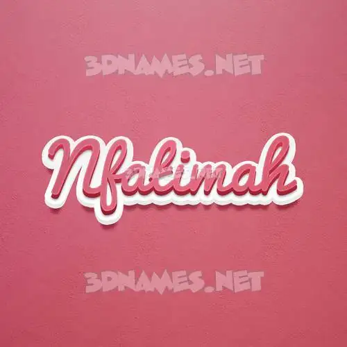 nfatimah in Red Scribble style - 3D name wallpaper nfatimah in Red Scribble style - 3D name wallpaper