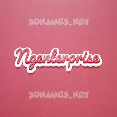 ngenterprise in Red Scribble style - 3D name wallpaper ngenterprise in Red Scribble style - 3D name wallpaper