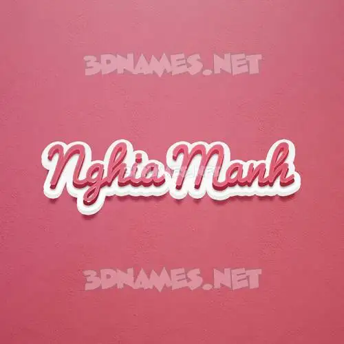 nghia manh in Red Scribble style - 3D name wallpaper nghia manh in Red Scribble style - 3D name wallpaper