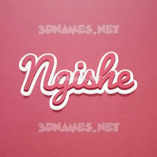 ngishe in Red Scribble style - 3D name wallpaper ngishe in Red Scribble style - 3D name wallpaper