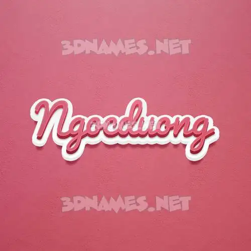 ngocduong in Red Scribble style - 3D name wallpaper ngocduong in Red Scribble style - 3D name wallpaper