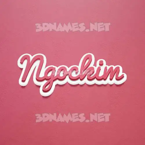 ngockim in Red Scribble style - 3D name wallpaper ngockim in Red Scribble style - 3D name wallpaper