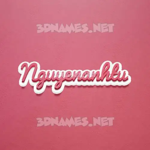 nguyenanhtu in Red Scribble style - 3D name wallpaper nguyenanhtu in Red Scribble style - 3D name wallpaper