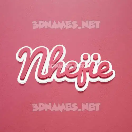 nhejie in Red Scribble style - 3D name wallpaper nhejie in Red Scribble style - 3D name wallpaper
