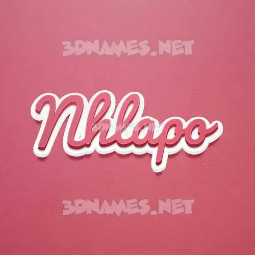 nhlapo in Red Scribble style - 3D name wallpaper nhlapo in Red Scribble style - 3D name wallpaper