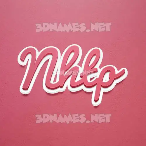 nhtp in Red Scribble style - 3D name wallpaper nhtp in Red Scribble style - 3D name wallpaper