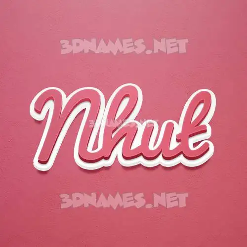 nhut in Red Scribble style - 3D name wallpaper nhut in Red Scribble style - 3D name wallpaper