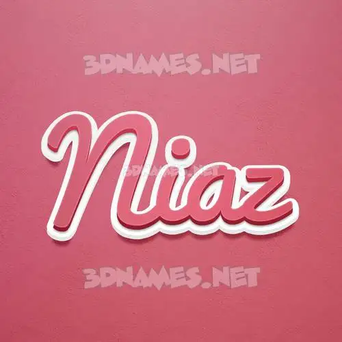 niaz in Red Scribble style - 3D name wallpaper niaz in Red Scribble style - 3D name wallpaper