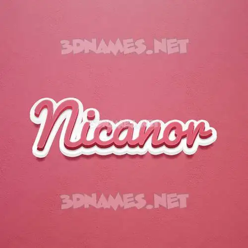 nicanor in Red Scribble style - 3D name wallpaper nicanor in Red Scribble style - 3D name wallpaper