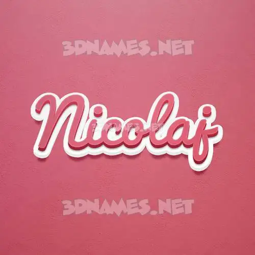 nicolaj in Red Scribble style - 3D name wallpaper nicolaj in Red Scribble style - 3D name wallpaper
