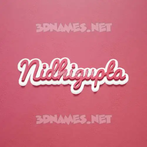 nidhigupta in Red Scribble style - 3D name wallpaper nidhigupta in Red Scribble style - 3D name wallpaper