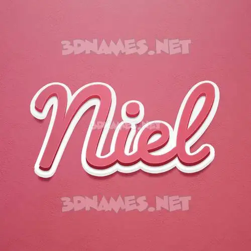 niel in Red Scribble style - 3D name wallpaper niel in Red Scribble style - 3D name wallpaper