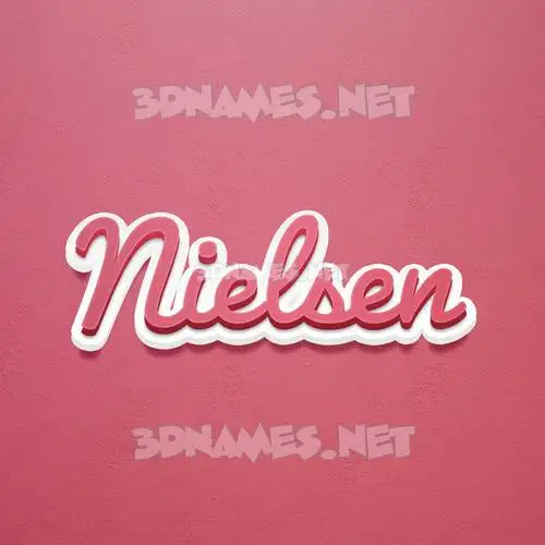 nielsen in Red Scribble style - 3D name wallpaper nielsen in Red Scribble style - 3D name wallpaper
