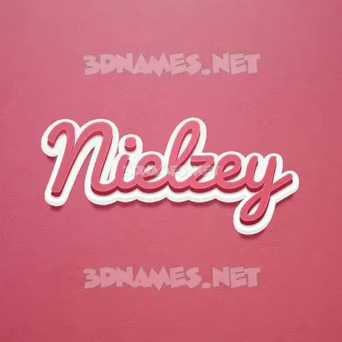 nielzey in Red Scribble style - 3D name wallpaper nielzey in Red Scribble style - 3D name wallpaper