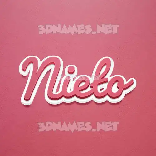 nieto in Red Scribble style - 3D name wallpaper nieto in Red Scribble style - 3D name wallpaper