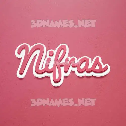 nifras in Red Scribble style - 3D name wallpaper nifras in Red Scribble style - 3D name wallpaper
