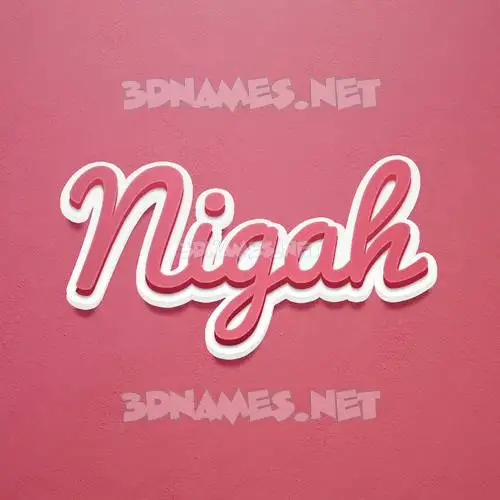 nigah in Red Scribble style - 3D name wallpaper nigah in Red Scribble style - 3D name wallpaper