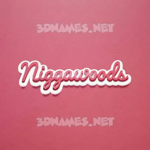 niggawoods in Red Scribble style - 3D name wallpaper niggawoods in Red Scribble style - 3D name wallpaper