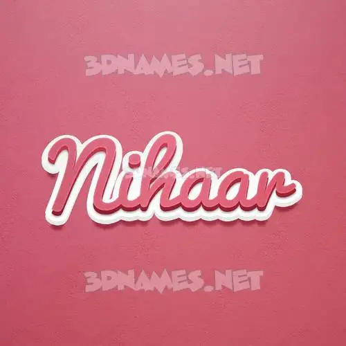nihaar in Red Scribble style - 3D name wallpaper nihaar in Red Scribble style - 3D name wallpaper