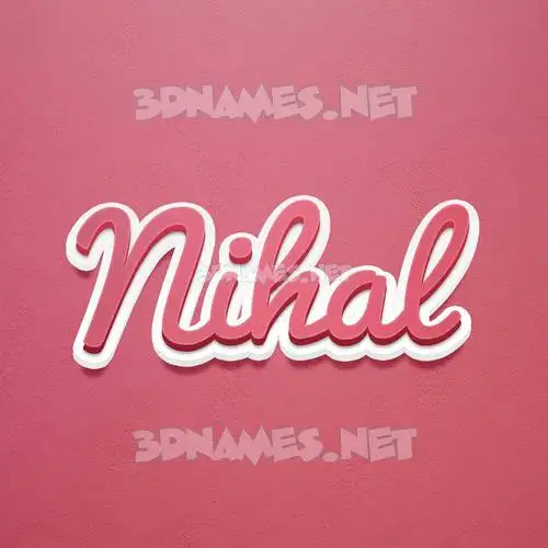 nihal in Red Scribble style - 3D name wallpaper nihal in Red Scribble style - 3D name wallpaper