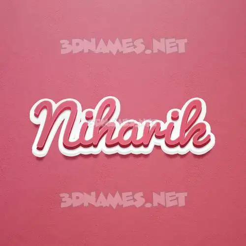 niharik in Red Scribble style - 3D name wallpaper niharik in Red Scribble style - 3D name wallpaper