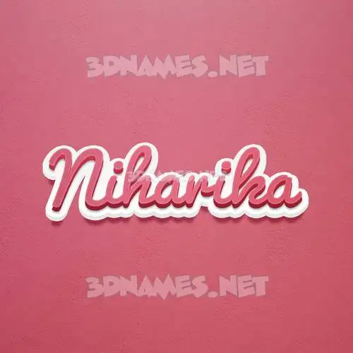 niharika in Red Scribble style - 3D name wallpaper niharika in Red Scribble style - 3D name wallpaper