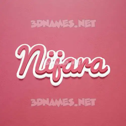 nijara in Red Scribble style - 3D name wallpaper nijara in Red Scribble style - 3D name wallpaper