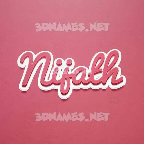 nijath in Red Scribble style - 3D name wallpaper nijath in Red Scribble style - 3D name wallpaper