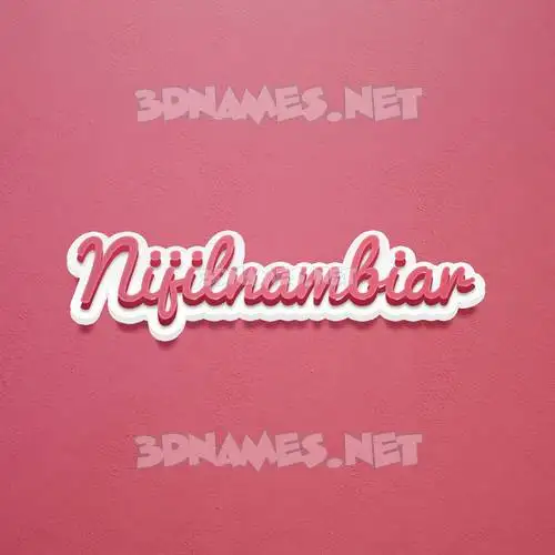 nijilnambiar in Red Scribble style - 3D name wallpaper nijilnambiar in Red Scribble style - 3D name wallpaper