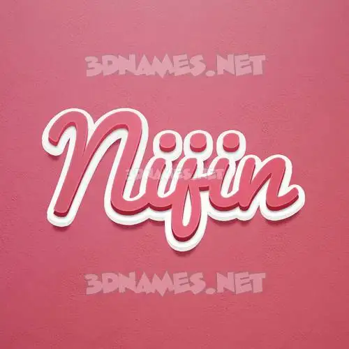 nijin in Red Scribble style - 3D name wallpaper nijin in Red Scribble style - 3D name wallpaper