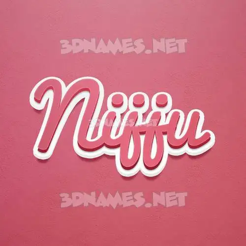 nijju in Red Scribble style - 3D name wallpaper nijju in Red Scribble style - 3D name wallpaper