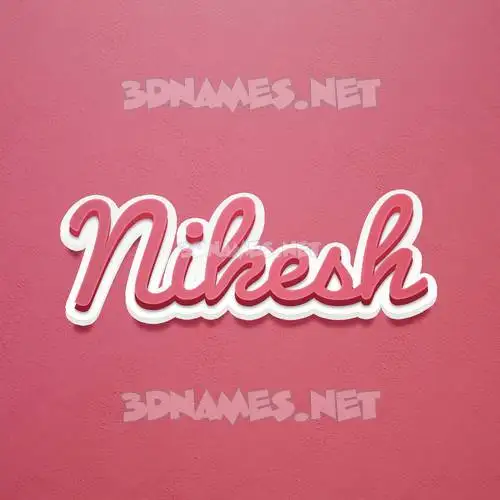 nikesh in Red Scribble style - 3D name wallpaper nikesh in Red Scribble style - 3D name wallpaper